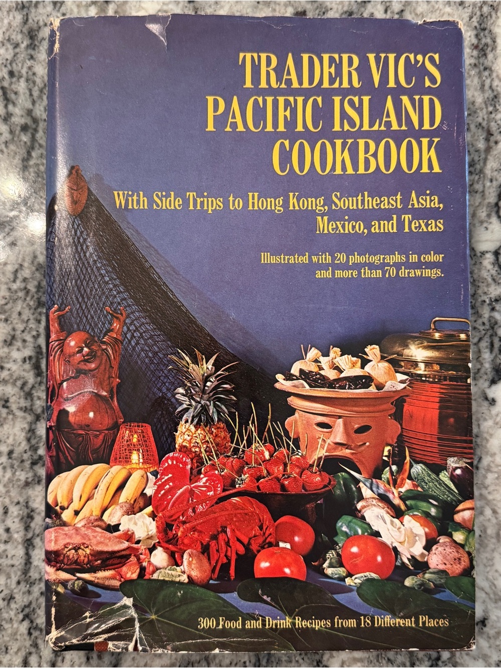 Trader Vic’s Pacific Island Cookbook 1968 2nd Printing HC DJ Vintage Tiki
